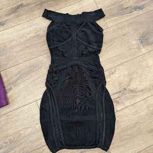 Bandage black dress